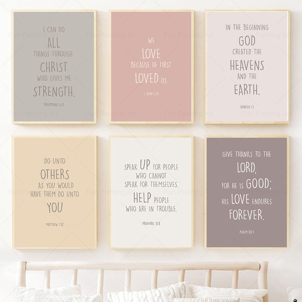 Kids Education Quote - Kids Bible Verse Quotes Prints Christian