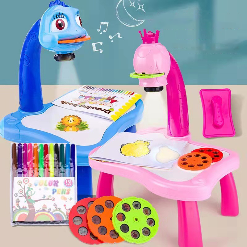 Drawing Projector Kids - Children Led Projector Art Drawing Table