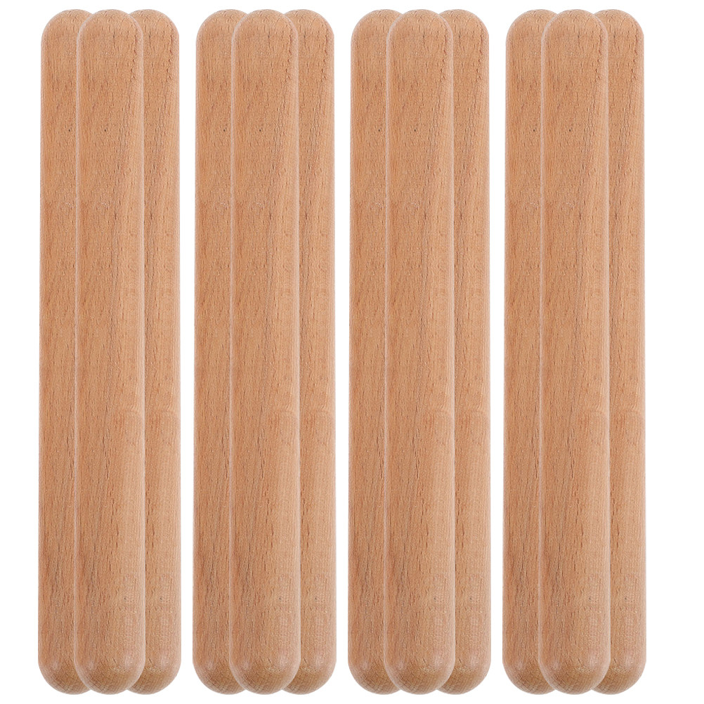 Kids Education Group - 12Pcs Wooden Rhythm Sticks Portable Music