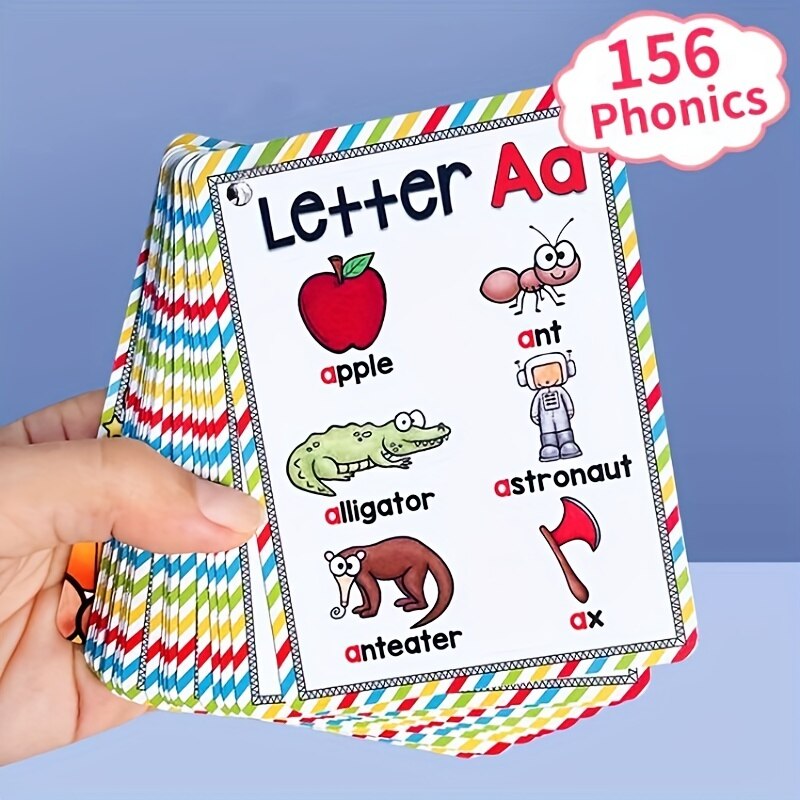 Phonics Card Game - 1/2pcs English 26 Letters Alphabet Phonics