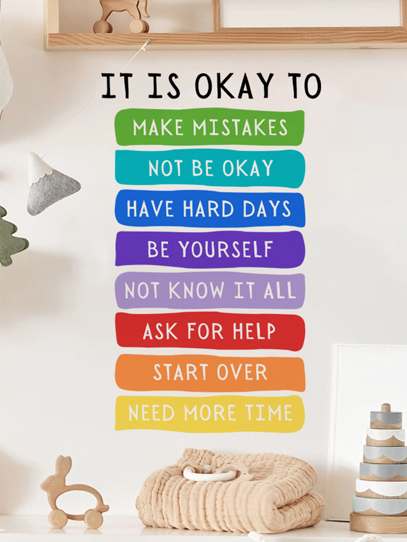 Kids Education Quote - It's Okay to Not be Okay