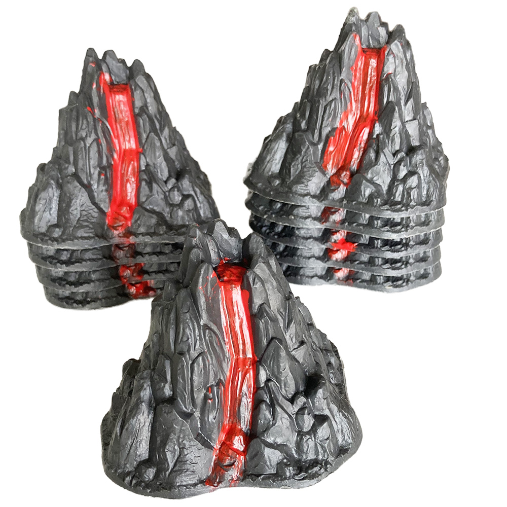 Science Kit Volcano - 10 pcs Dinos Birthday Cake Topper