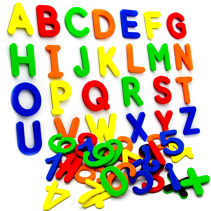 Phonics Card Game - 24-76pcs Magnetic Alphabet Letters EVA Foam