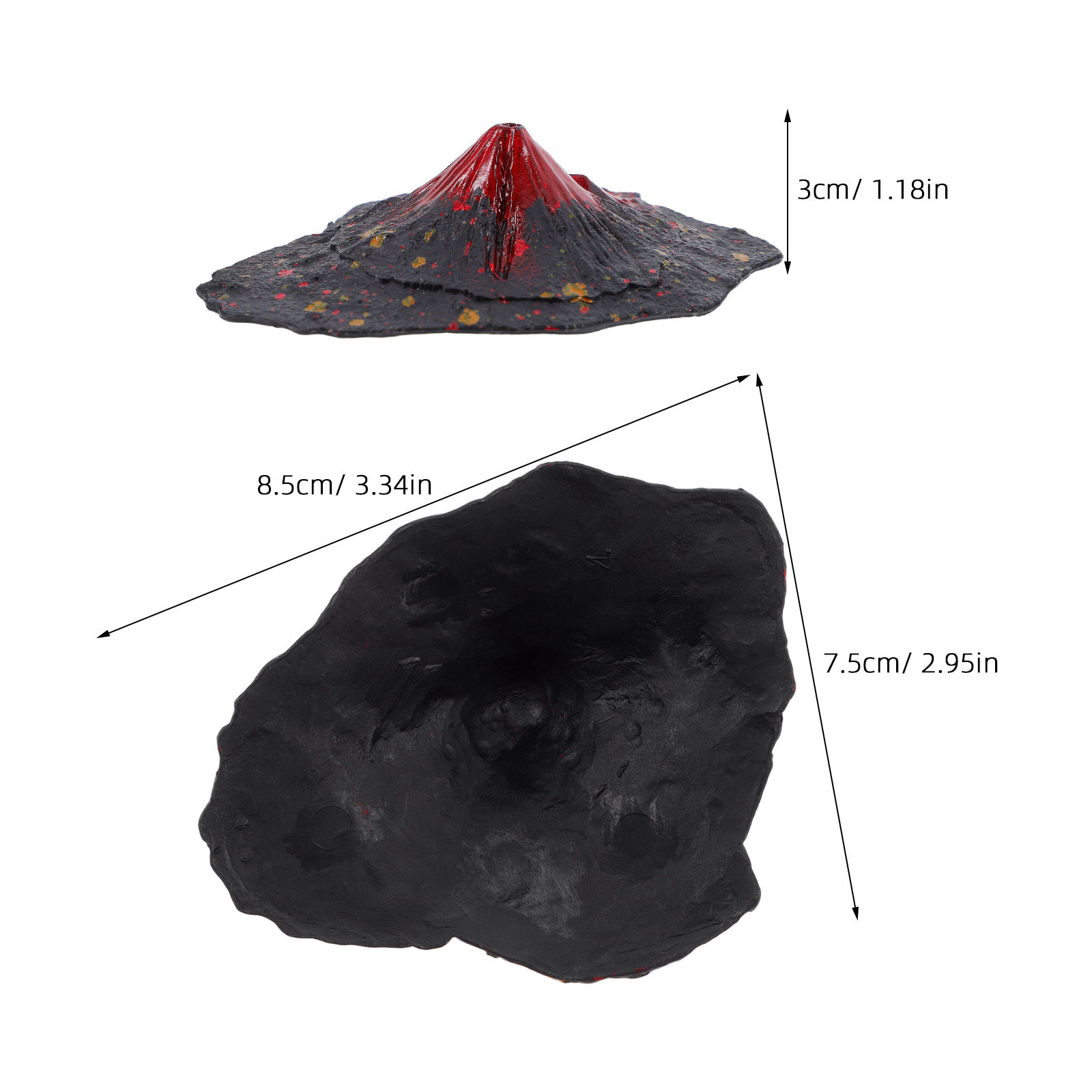 16Pcs Volcano Simulation Plast - مراجعة Science Kit Volcano وسعره