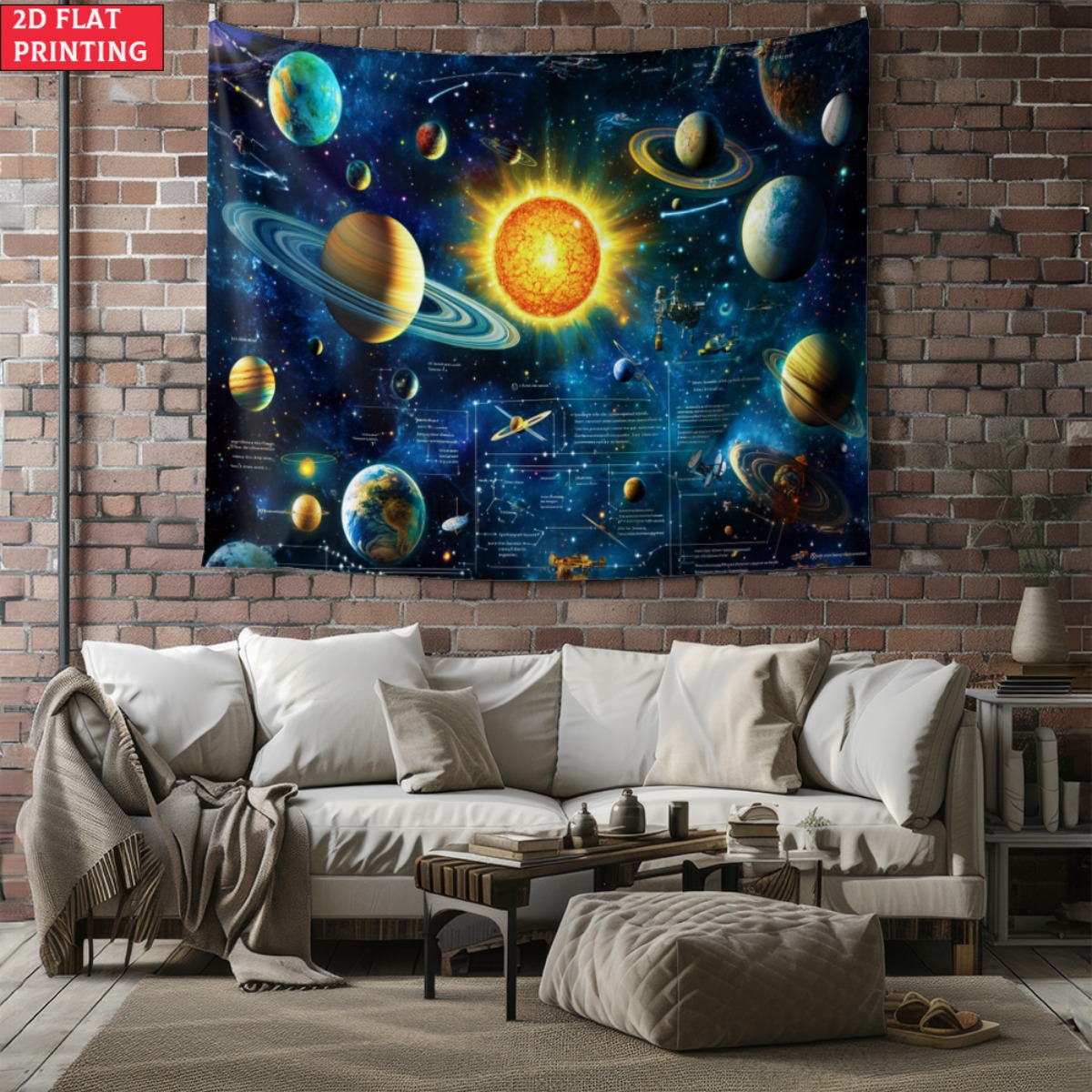 unframed Solar system planet t - مراجعة Kids Educational Poster وسعره