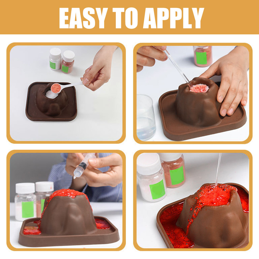 6Pcs Volcano Science Eruptions - مراجعة Science Kit Volcano وسعره