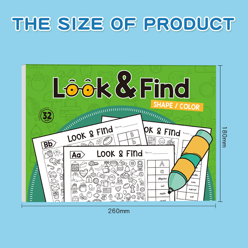 Kids Finding Item Fun Coloring - مراجعة Kids Early Education Books وسعره