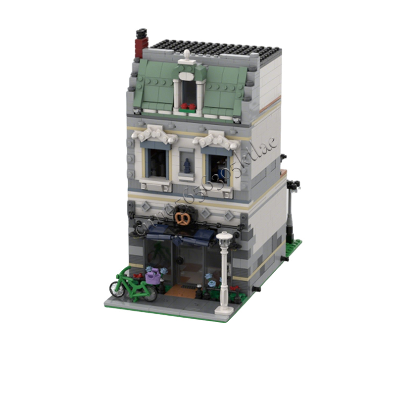 1268PCS MOC City Street Views  - مراجعة Kids Education Story وسعره