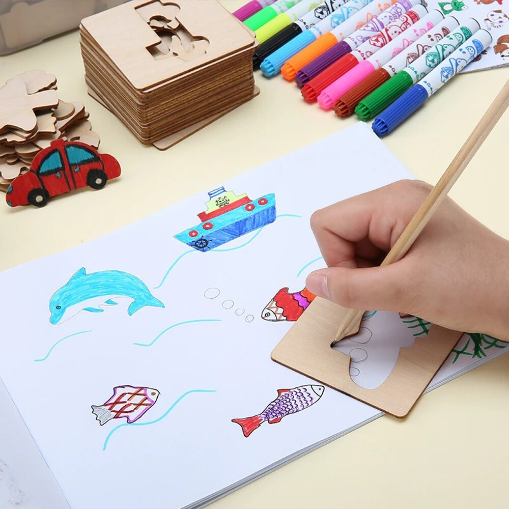 20pcs Montessori Kids Toys Dra - مراجعة Kids Education Template وسعره
