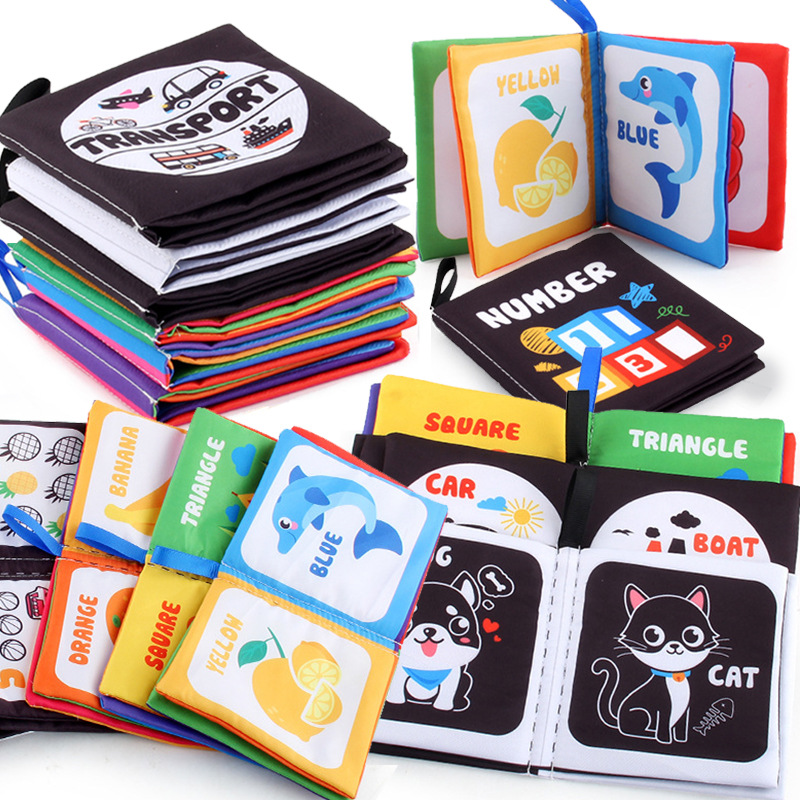 Baby Cloth Book for Newborns 0 - مراجعة Kids Early Education Books وسعره