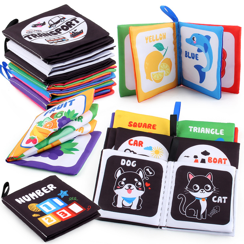 Baby Cloth Book for Newborns 0 - مراجعة Kids Early Education Books وسعره
