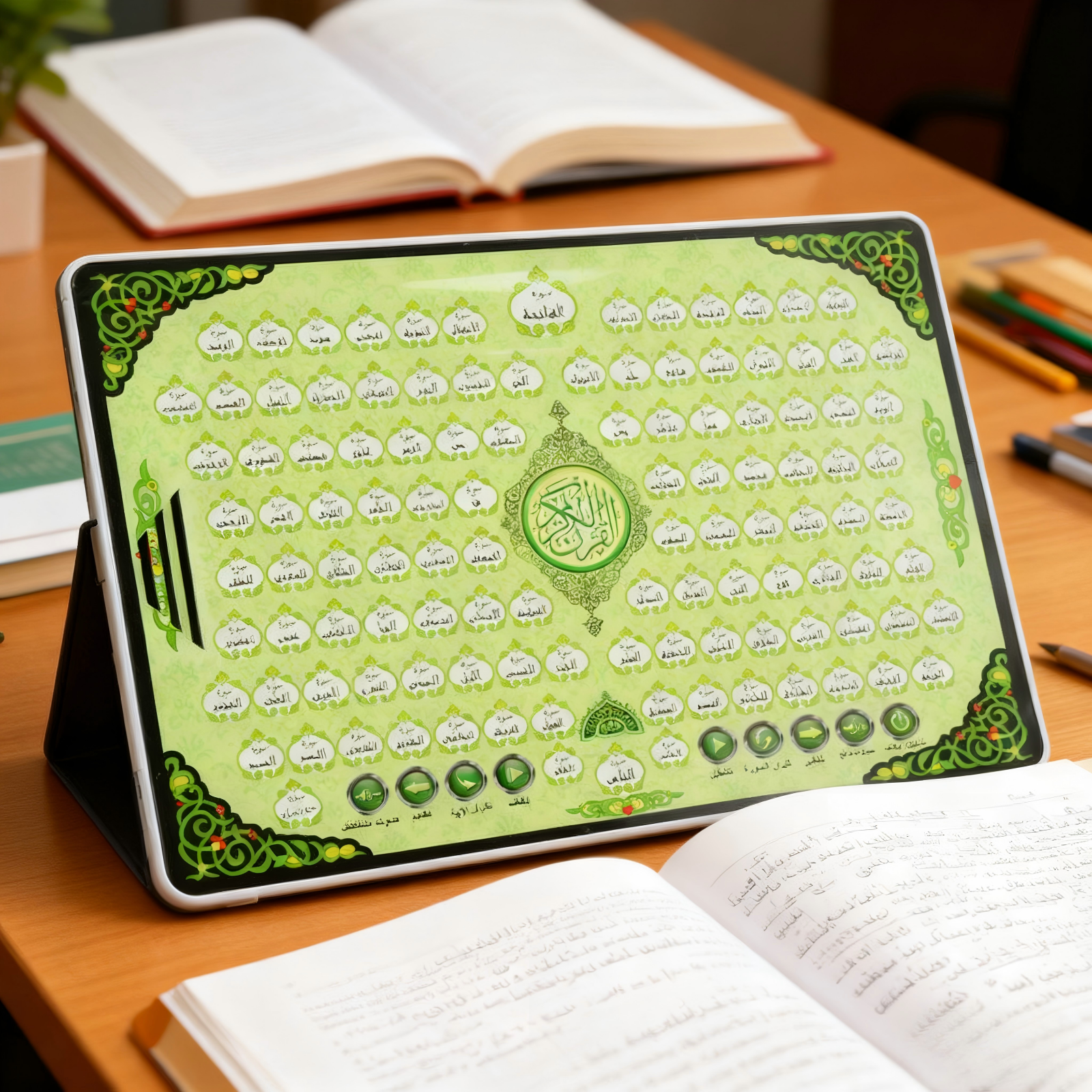 Al-Huda Quran Electronic Table - مراجعة Kids Free Quran Education وسعره
