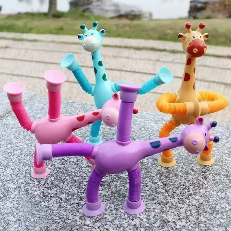 15Pcs Giraffe Pop Tube Suction - مراجعة Kids Education Youtube وسعره