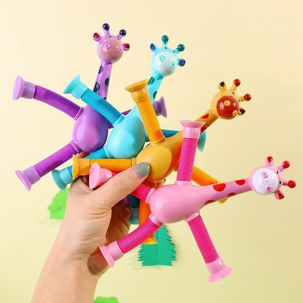 15Pcs Giraffe Pop Tube Suction - مراجعة Kids Education Youtube وسعره