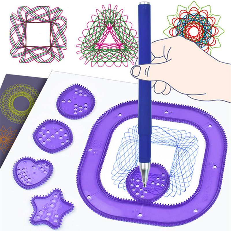 Funny Spirograph Drawing Toys  - مراجعة Kids Education Template وسعره