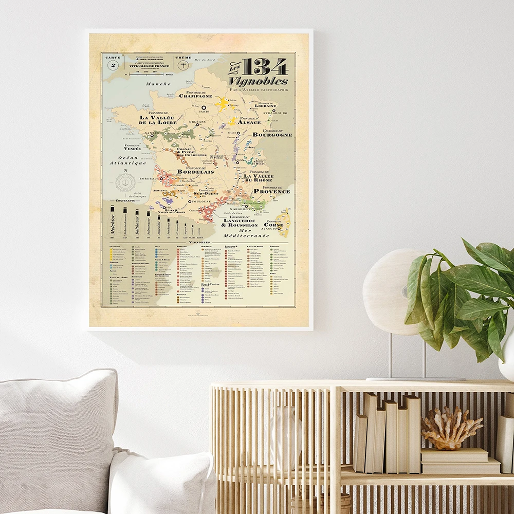 Retro Map Europe City Vines Ma - مراجعة Kids Education Quote وسعره