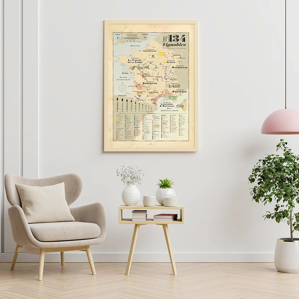 Retro Map Europe City Vines Ma - مراجعة Kids Education Quote وسعره