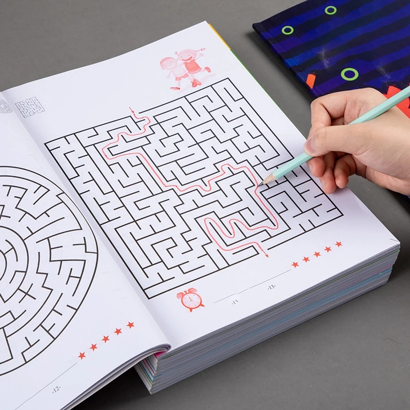 1/3Pcs Leveled Maze Challenge  - مراجعة Kids Education Level وسعره