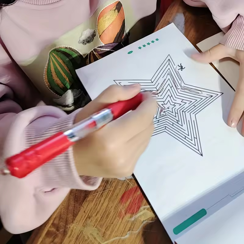 1/3Pcs Leveled Maze Challenge  - مراجعة Kids Education Level وسعره