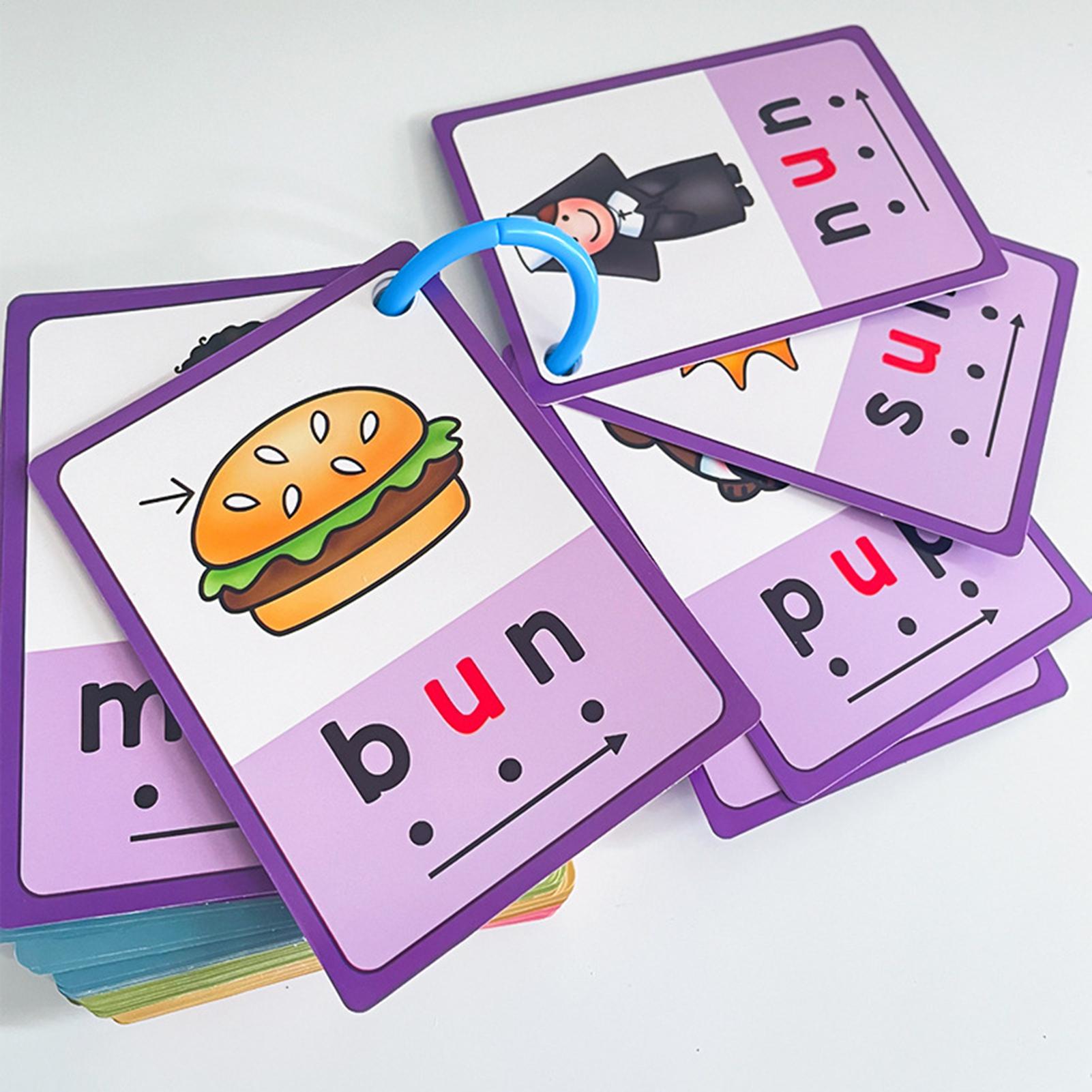 Kindergarten Flash Cards 70 Pi - مراجعة Phonics Card Game وسعره