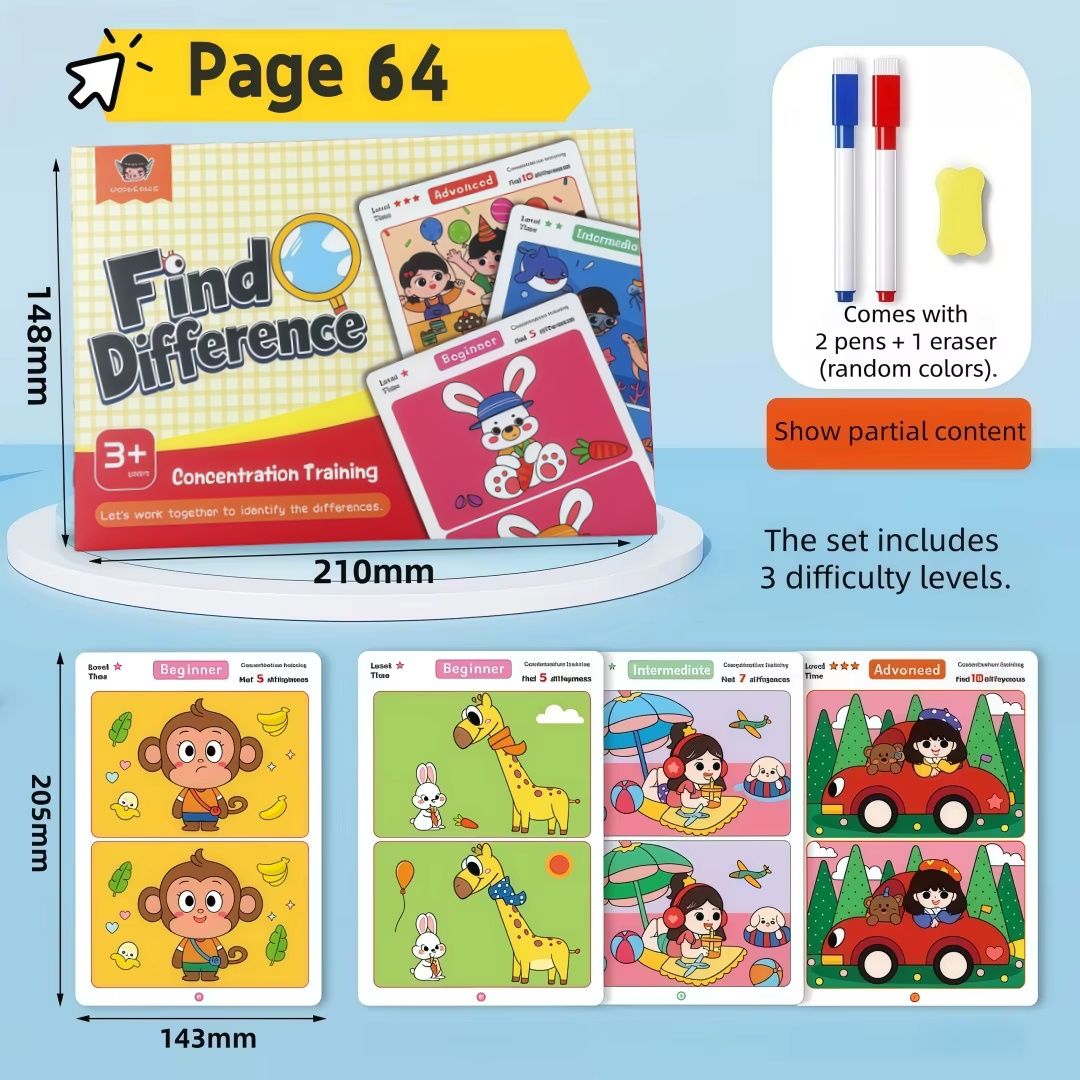 Find Differences Card Game Reu - مراجعة Kids Education Level وسعره