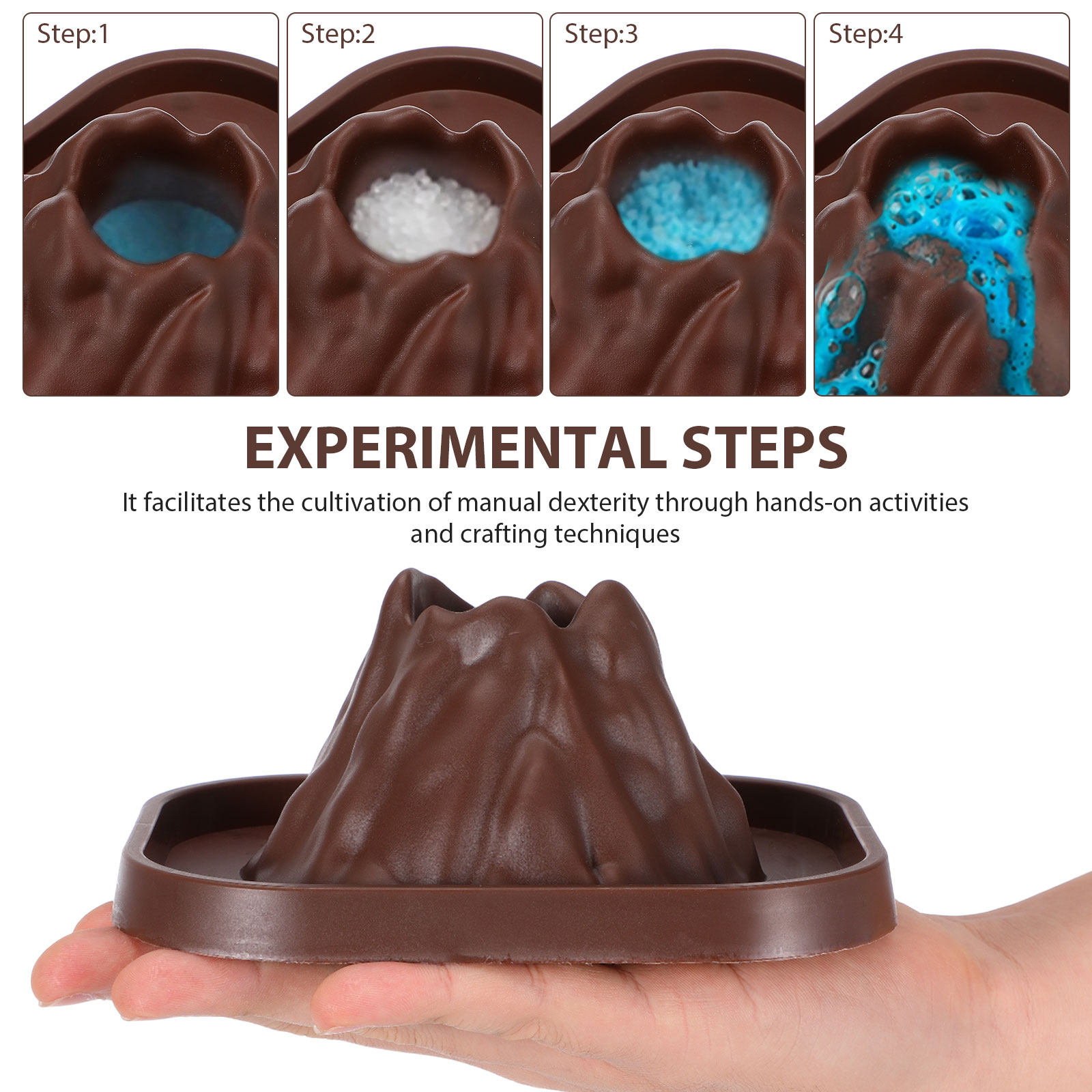 10Pcs Volcano Mold Kit for DIY - مراجعة Science Kit Volcano وسعره