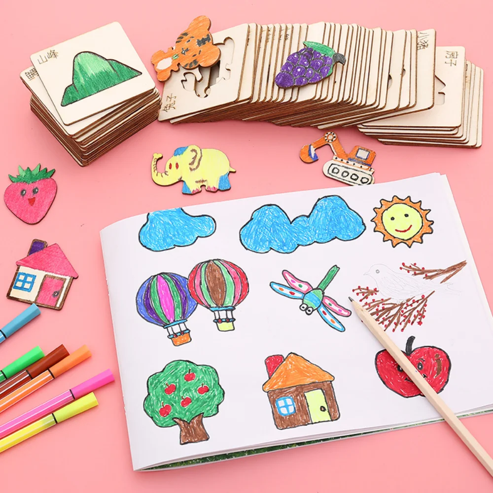 Montessori Kids Toys Drawing T - مراجعة Kids Education Template وسعره