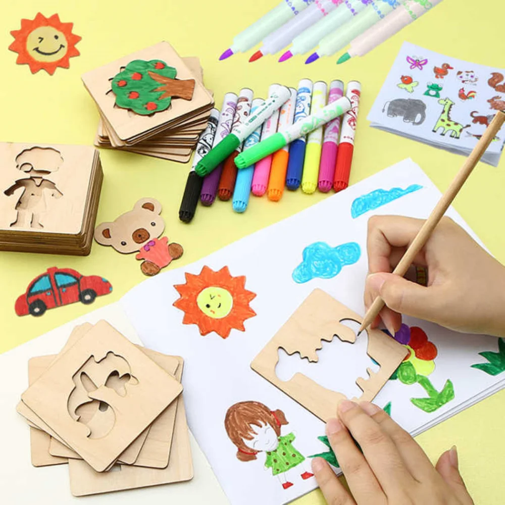 Montessori Kids Toys Drawing T - مراجعة Kids Education Template وسعره