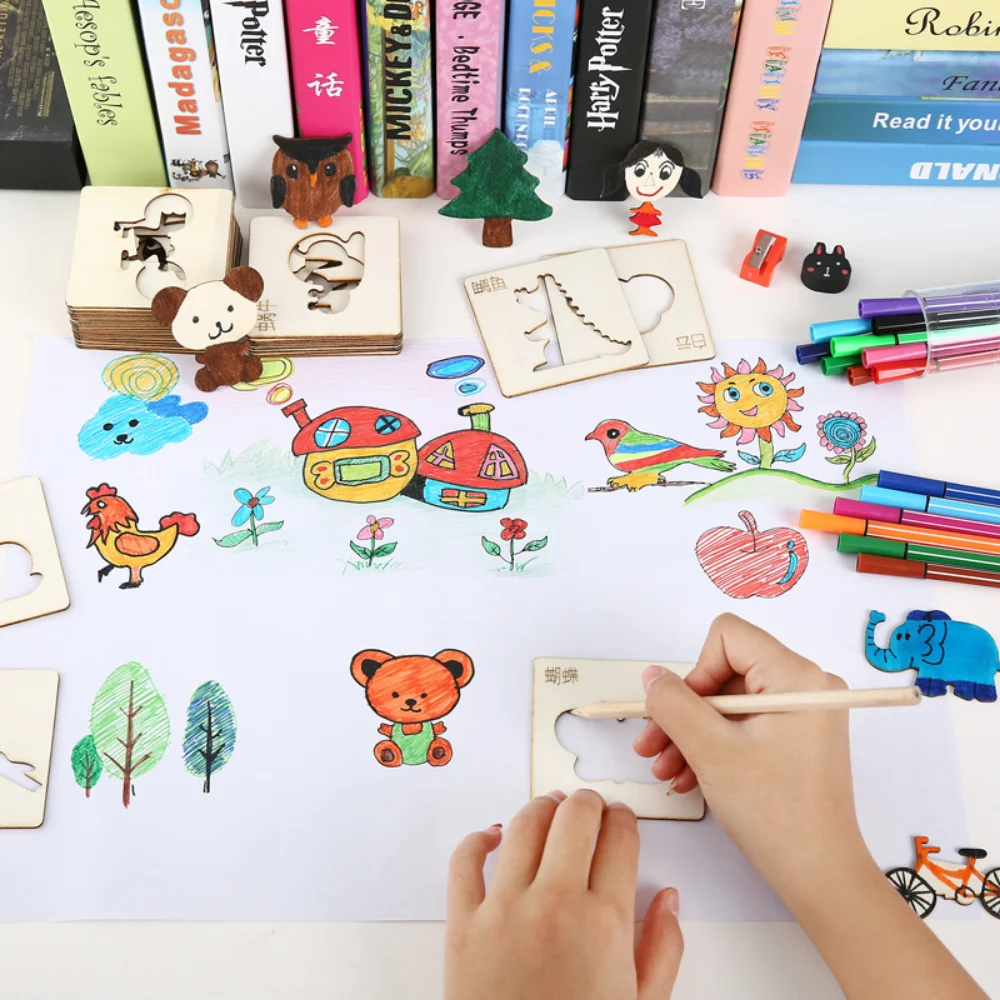 Montessori Kids Toys Drawing T - مراجعة Kids Education Template وسعره