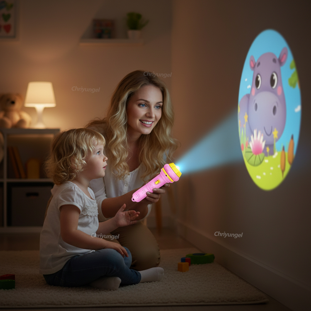 Kids Projector Torch with 10 S - مراجعة Drawing Projector Kids وسعره