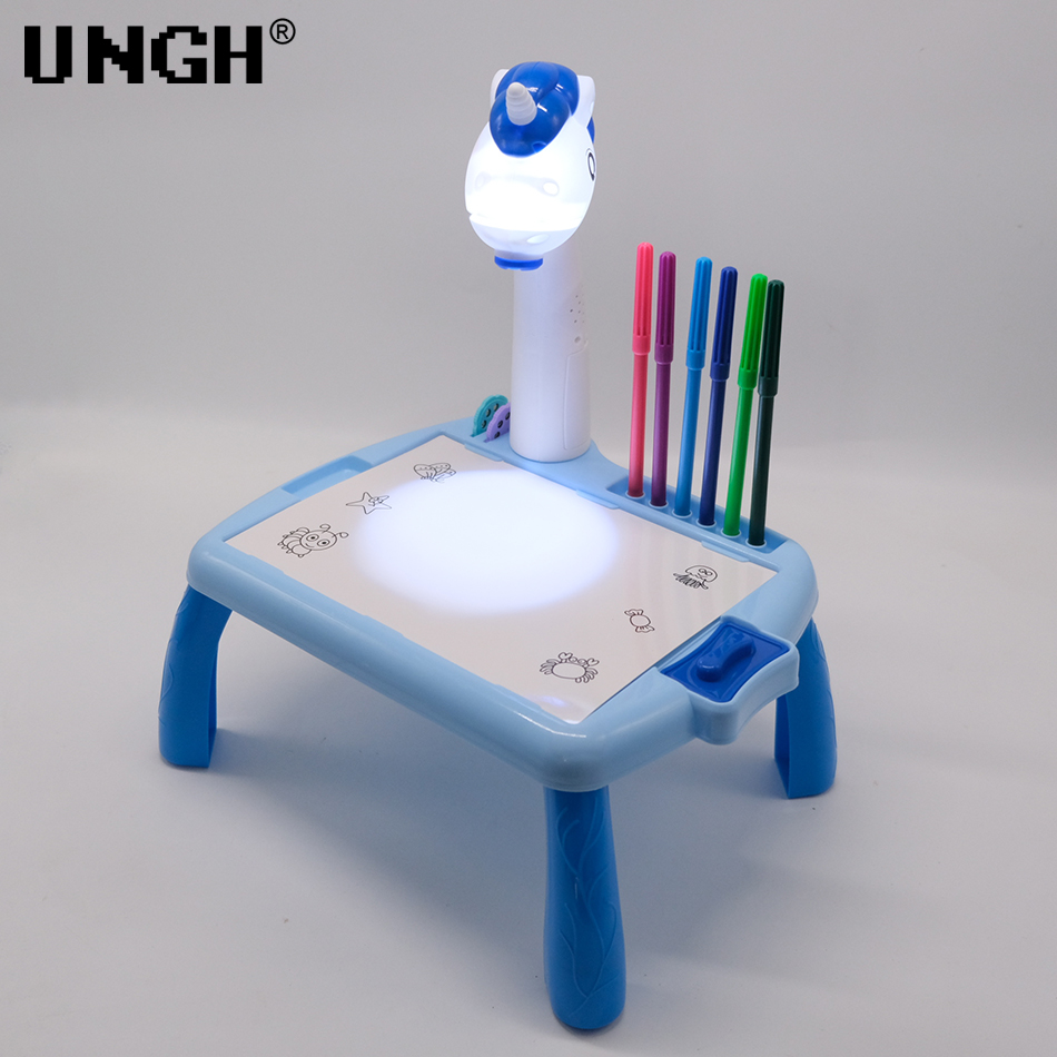 UNGH Children led projector dr - مراجعة Drawing Projector Kids وسعره