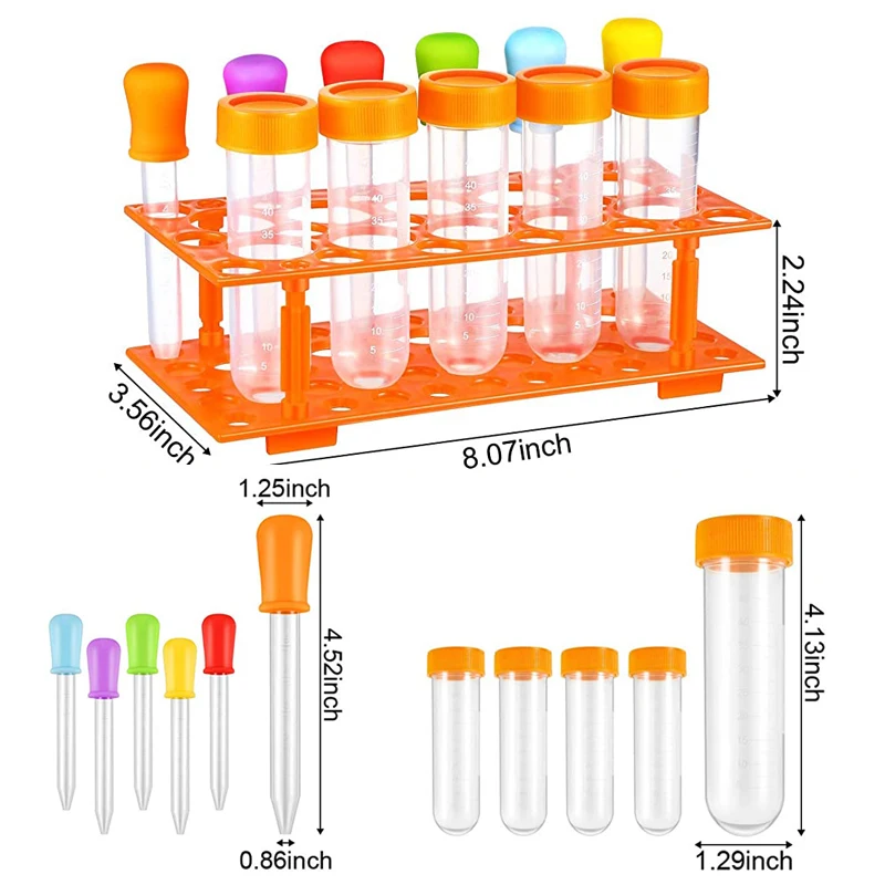 Kids Plastic Test Tubes Droppe - مراجعة Kids Education Youtube وسعره