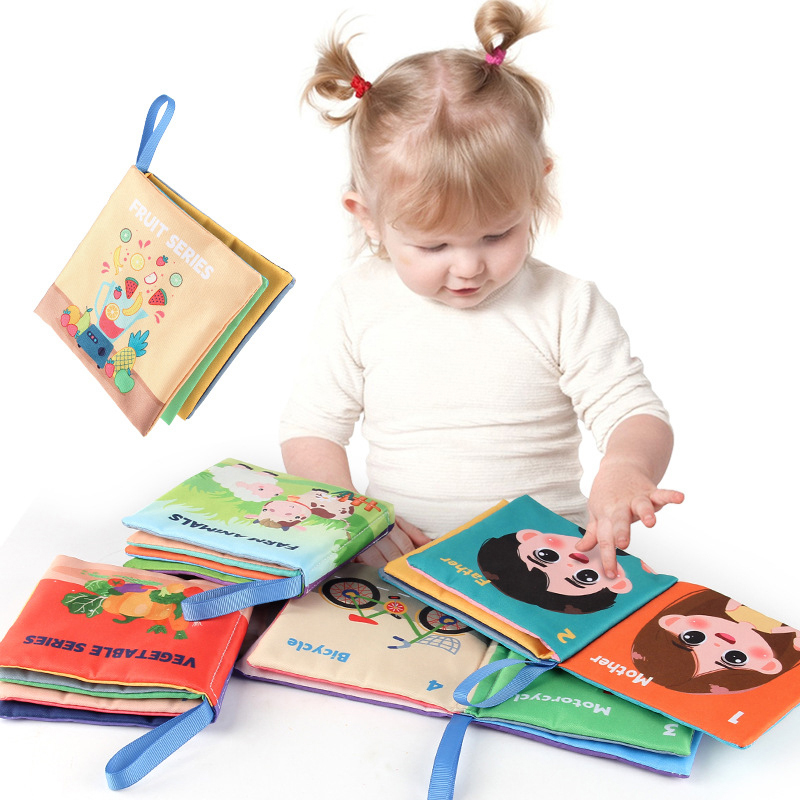 [J] Cloth Book For Early Educa - مراجعة Kids Early Education Books وسعره