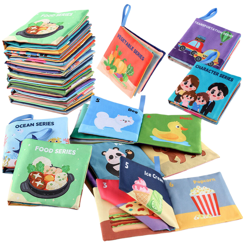 [J] Cloth Book For Early Educa - مراجعة Kids Early Education Books وسعره