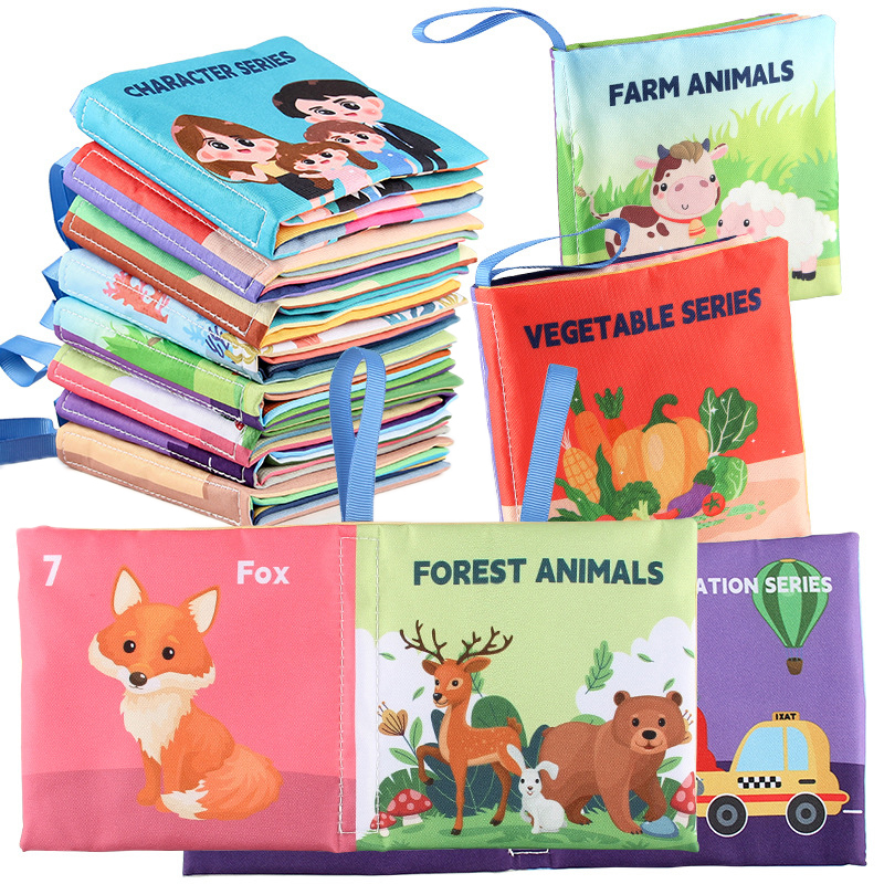[J] Cloth Book For Early Educa - مراجعة Kids Early Education Books وسعره