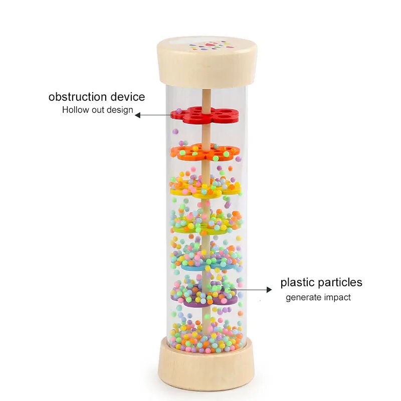 Rain Sound Tube Simulator Toy  - مراجعة Kids Education Youtube وسعره