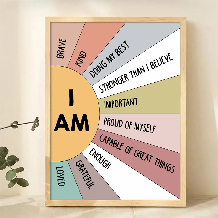 1PCS Educational Sun Colorful  - مراجعة Kids Education Quote وسعره