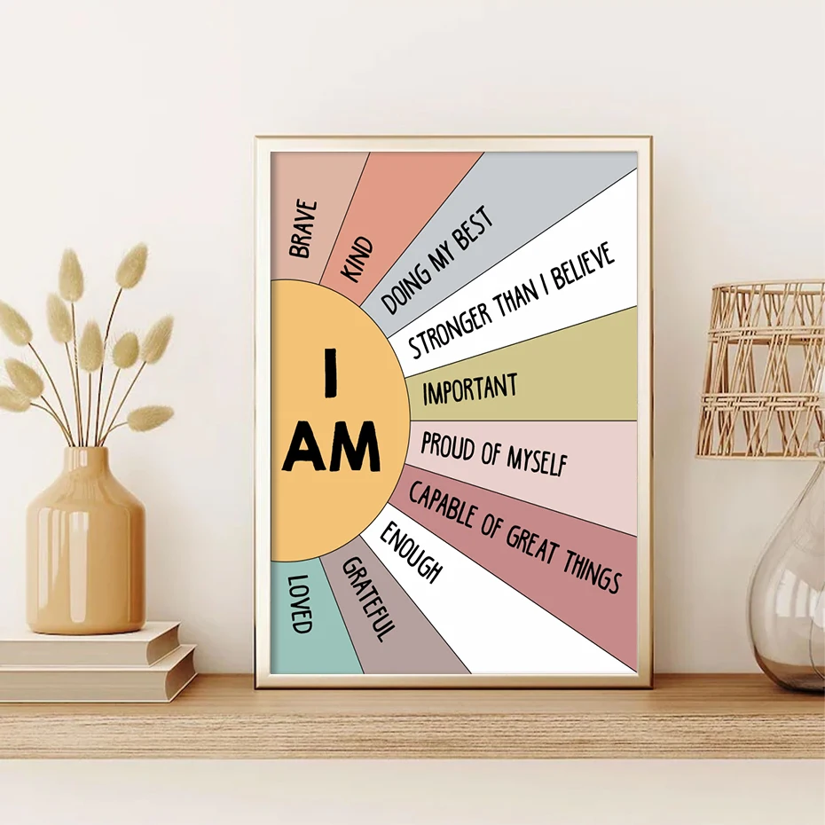 1PCS Educational Sun Colorful  - مراجعة Kids Education Quote وسعره