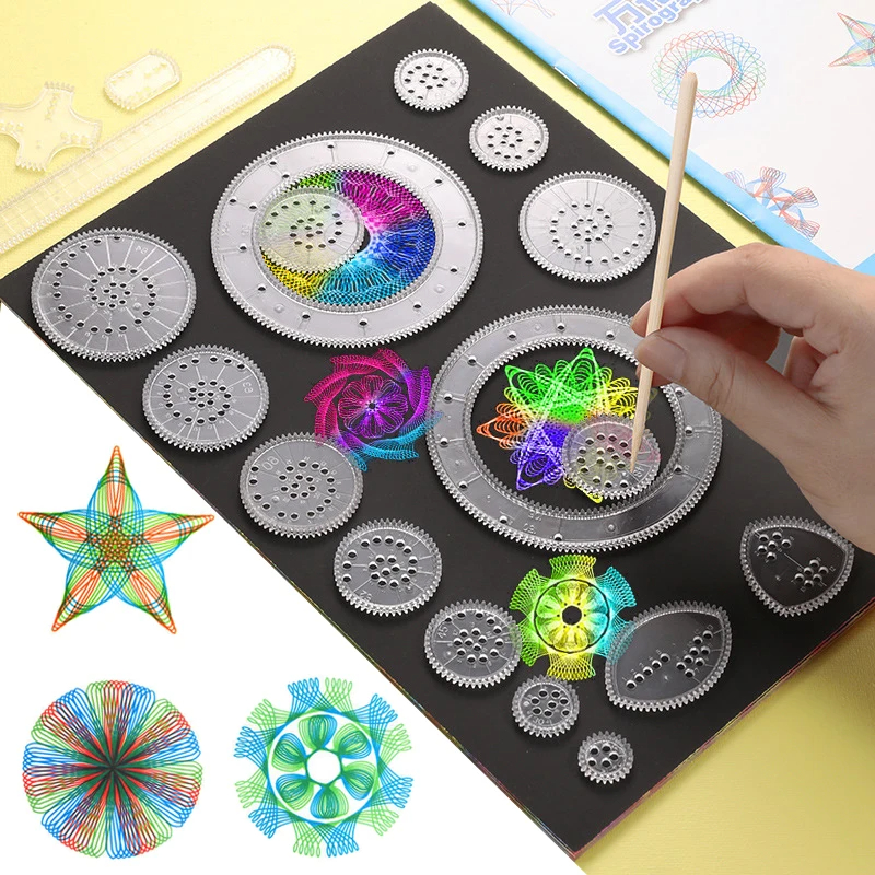 Funny Spirograph Drawing Toys  - مراجعة Kids Education Template وسعره