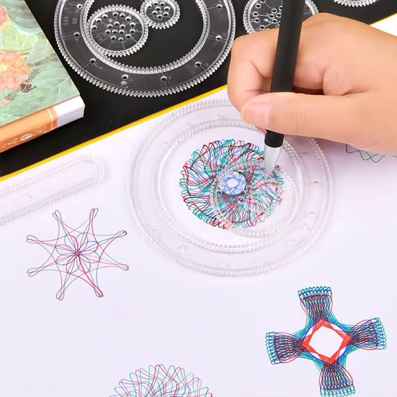 Funny Spirograph Drawing Toys  - مراجعة Kids Education Template وسعره