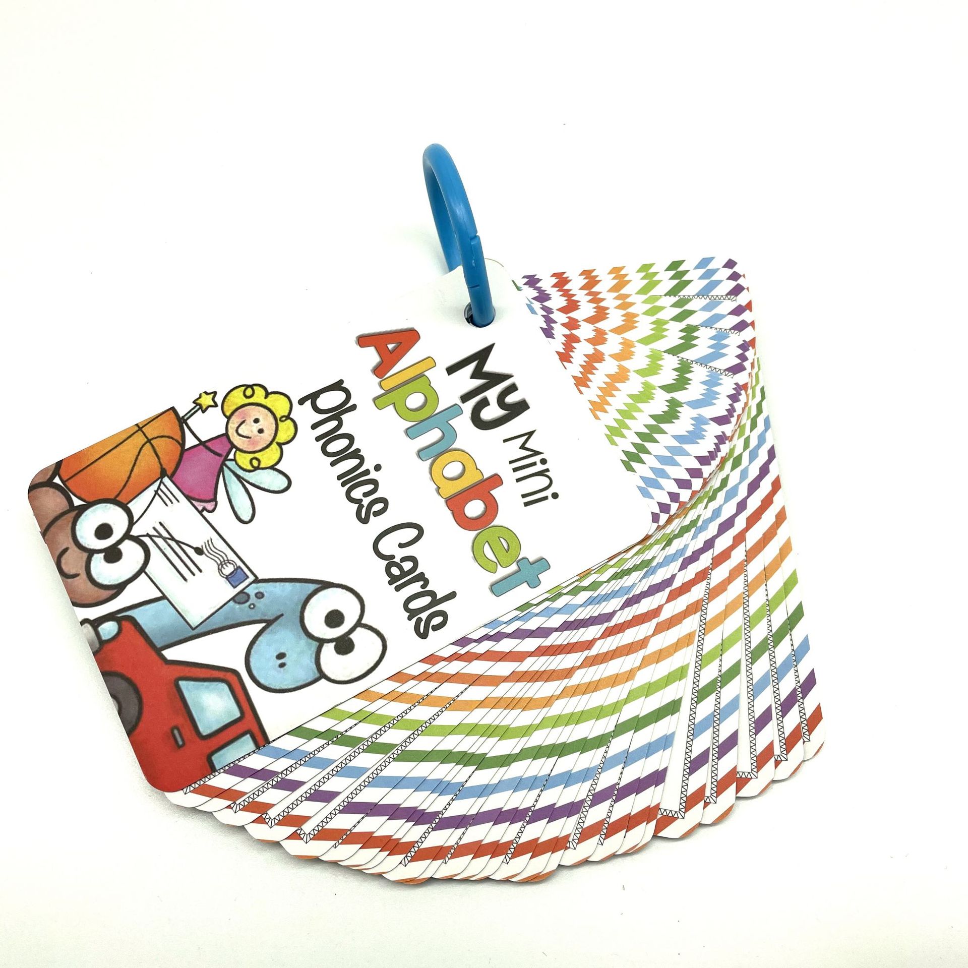1/2pcs English 26 Letters Alph - مراجعة Phonics Card Game وسعره