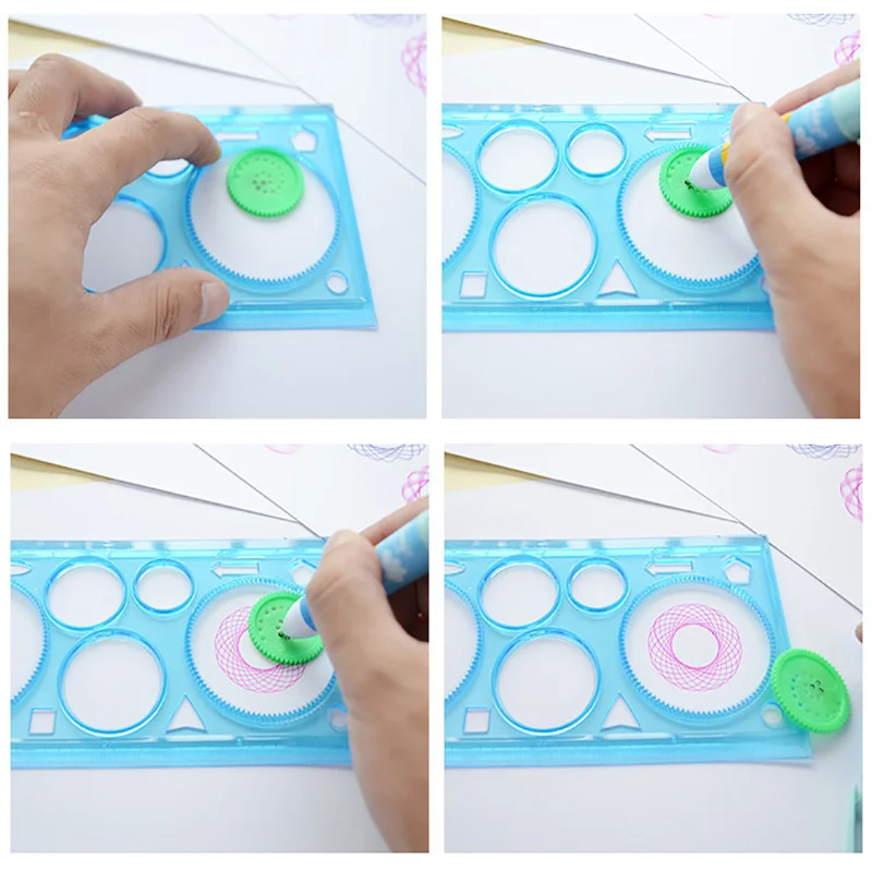 Geometry Spirograph Drawing St - مراجعة Kids Education Template وسعره