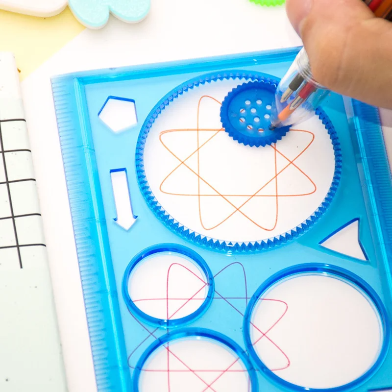 Geometry Spirograph Drawing St - مراجعة Kids Education Template وسعره