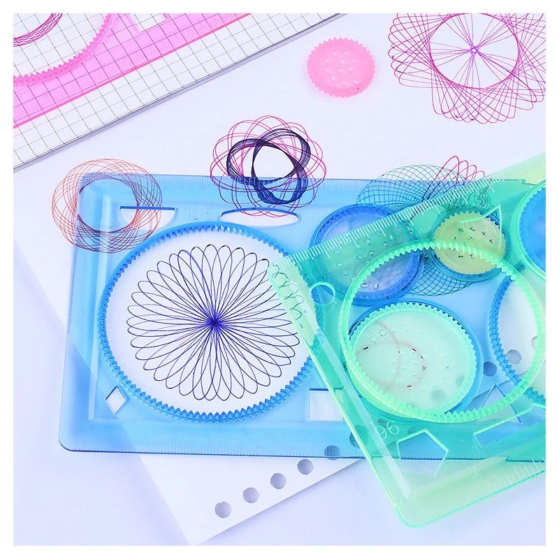 Geometry Spirograph Drawing St - مراجعة Kids Education Template وسعره