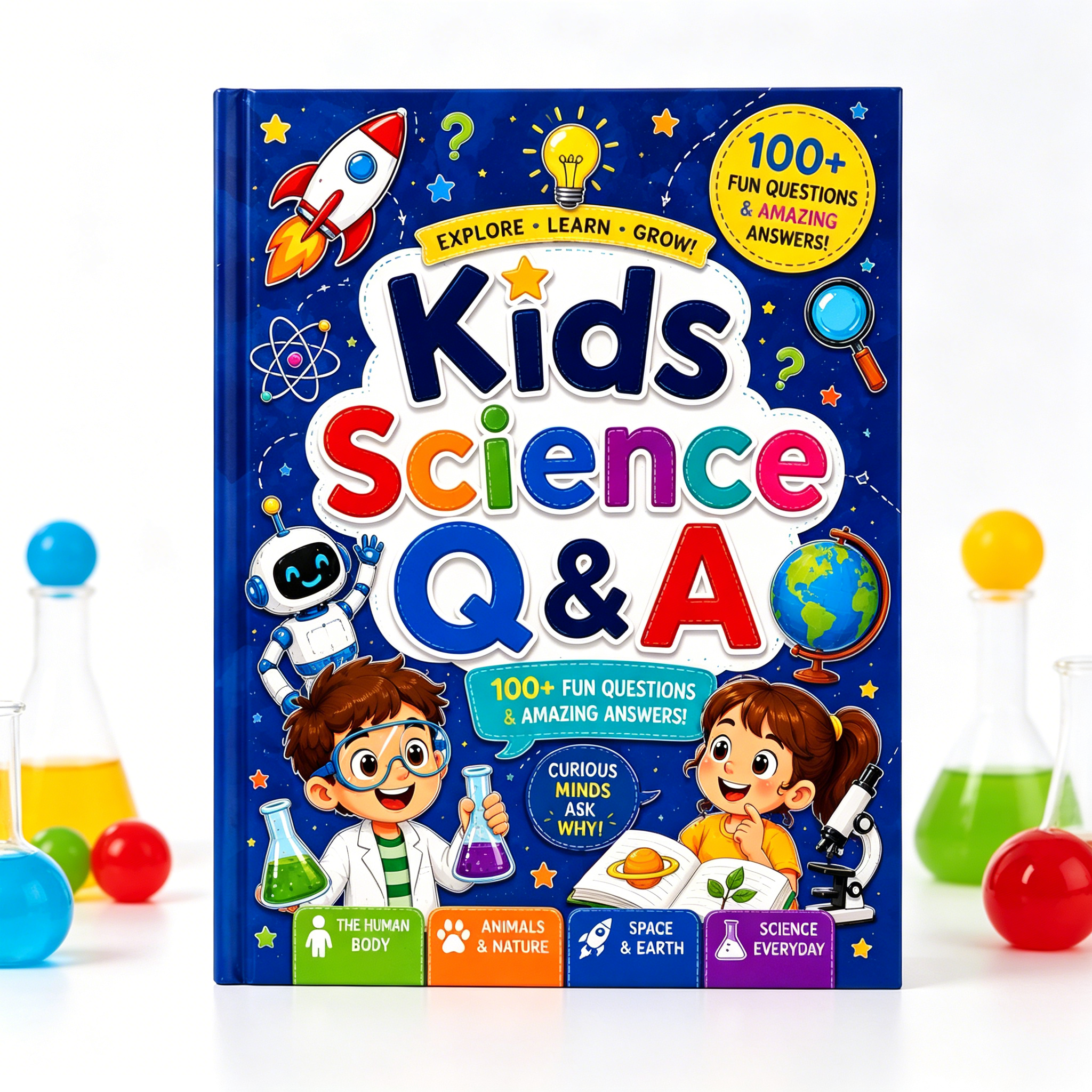 Kids Science Q&A Book for Curi - مراجعة Kids Education Questions وسعره
