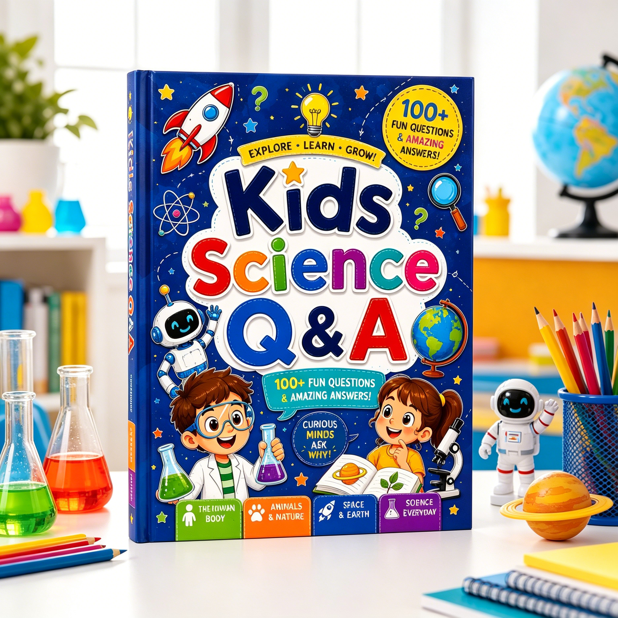 Kids Science Q&A Book for Curi - مراجعة Kids Education Questions وسعره