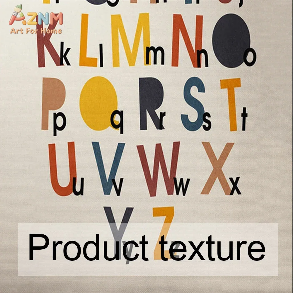 Rainbow Alphabet Poster Educat - مراجعة Kids Educational Poster وسعره