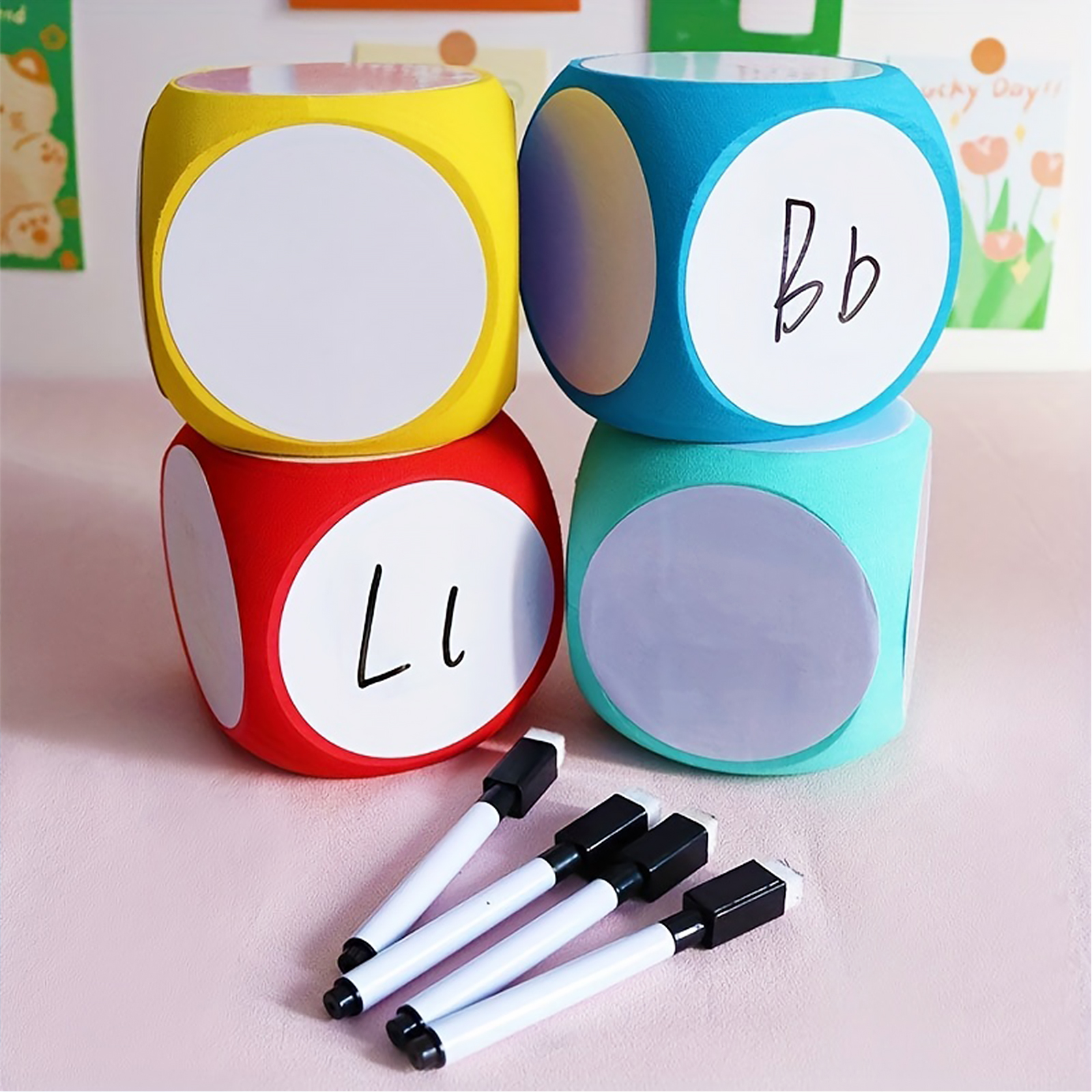 1Pc DIY Dry Erase Whiteboard D - مراجعة Sight Word Game وسعره