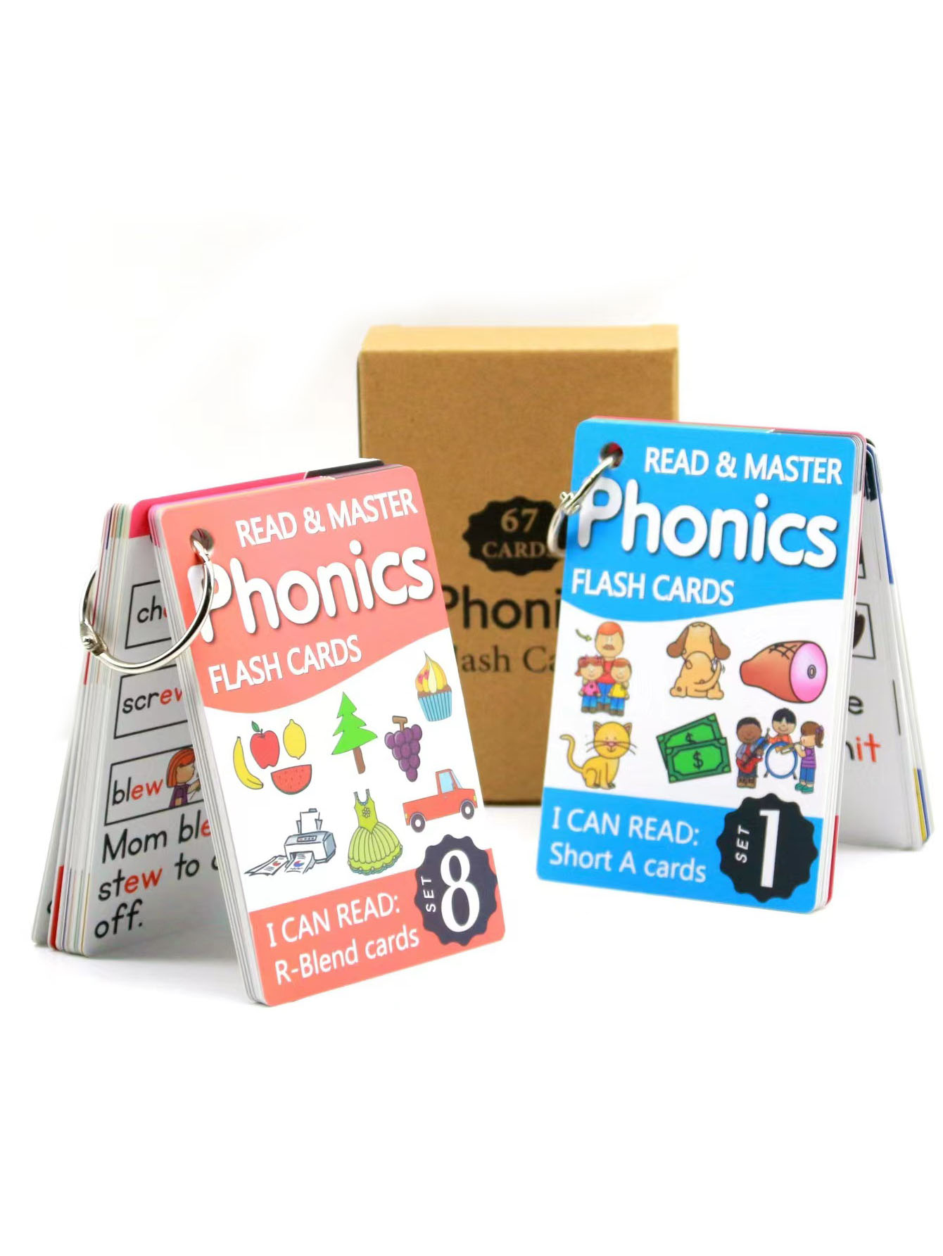 107 Groups I Can Read Phonics  - مراجعة Phonics Card Game وسعره
