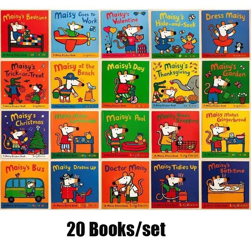 20 Books/Set Maisy Mouse Engli - مراجعة Kids Early Education Books وسعره